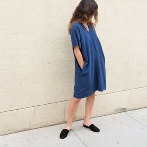 uzi navy v dress